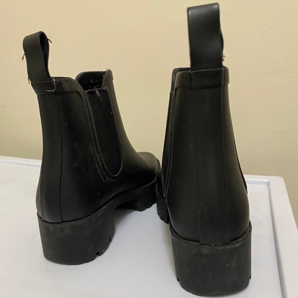 Black Rubber Charlie Rain Boots - Picture 5 of 8